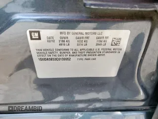 2012 Cadillac CTS z VIN 1G6DA5E53C0139952, wystawiony jako Copart lot #56663865 z przebiegiem 113 537 mil mil oraz Szkoda całkowita • Salvage title. Historia ofert i sprzedaży dostępna na DreamBid. Obrazek 12.