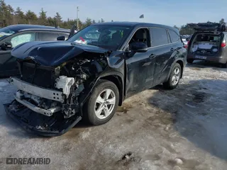 2021 Toyota Highlander L with VIN 5TDBZRBH0MS090789, listed as a IAAI auction lot 41623255 with 1 mi miles. Bid and sale history available at carsss.com. Image 2.