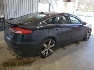 2020 Ford Fusion Plug-In Hybrid Titanium with VIN 3FA6P0SU0LR105007, listed as a Copart auction lot 46318815 with 79,383 mi miles and Salvage Title. Bid and sale history available at carsss.com. Image 3.