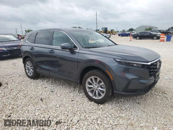 2025 Honda CR-V EX with VIN 7FARS4H46SE001257, listed as a Copart auction lot 54796275 with 6,247 mi miles and Salvage Title. Bid and sale history available at DreamBid. Image 4.