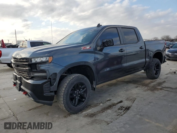 2020 Chevrolet Silverado 1500 LT Trail Boss with VIN 1GCPYFEL1LZ226657, listed as a Copart auction lot 44016345 with 86,291 mi miles and Salvage Title. Bid and sale history available at carsss.com. Image 1.