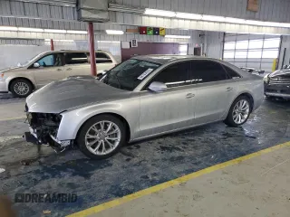 2011 Audi A8 с VIN WAUAVAFD2BN024177, выставлен на аукционе Copart как лот 88783655 с пробегом 130 086 миль миль и Списание • Salvage title. История ставок и продаж доступна на DreamBid. Изображение 1.