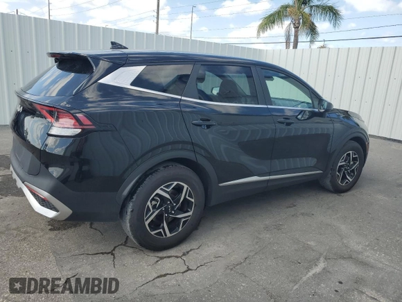 2024 Kia Sportage LX with VIN KNDPU3DF5R7291652, listed as a Copart auction lot 54886245 with 27,086 mi miles and Clean Title. Bid and sale history available at DreamBid. Image 3.