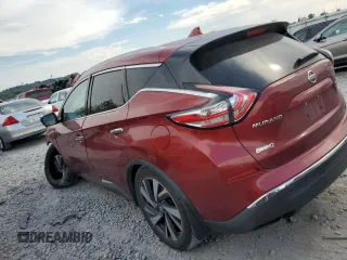 2016 Nissan Murano Platinum with VIN 5N1AZ2MH4GN153205, listed as a Copart auction lot 69627624 with Not provided miles and Salvage title. Bid and sale history available at DreamBid. Image 2.