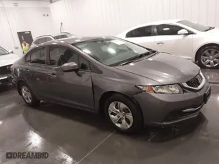 2014 Honda Civic Sedan LX with VIN 2HGFB2F54EH532441, listed as a IAAI auction lot 41669182 with 78,480 mi miles. Bid and sale history available at carsss.com. Image 1.