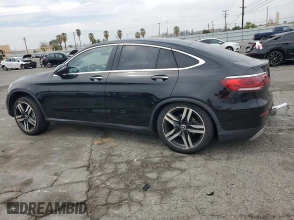 2021 Mercedes-Benz GLC 300 with VIN W1N0J8EB8MF892063, listed as a Copart auction lot 52832185 with 66,508 mi miles and Salvage title. Bid and sale history available at DreamBid. Image 2.