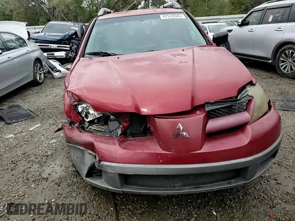 2003 Mitsubishi Outlander LS with VIN JA4LX31G03U109359, listed as a Copart auction lot 47572045 with 213,962 mi miles and Salvage Title. Bid and sale history available at carsss.com. Image 11.