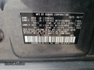 2018 Subaru Outback Limited with VIN 4S4BSENC0J3227316, listed as a Copart auction lot 58999725 with 45,841 mi miles and Salvage title. Bid and sale history available at DreamBid. Image 13.