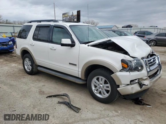 2008 Ford Explorer Eddie Bauer z VIN 1FMEU74E68UB07434, wystawiony jako Copart lot #51187185 z przebiegiem 183 509 mil mil oraz Szkoda całkowita • Salvage title. Historia ofert i sprzedaży dostępna na DreamBid. Obrazek 4.