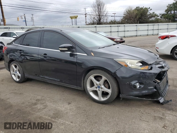 2013 Ford Focus Titanium with VIN 1FADP3J20DL276364, listed as a Copart auction lot 49815675 with 138,344 mi miles and Salvage Title. Bid and sale history available at carsss.com. Image 4.