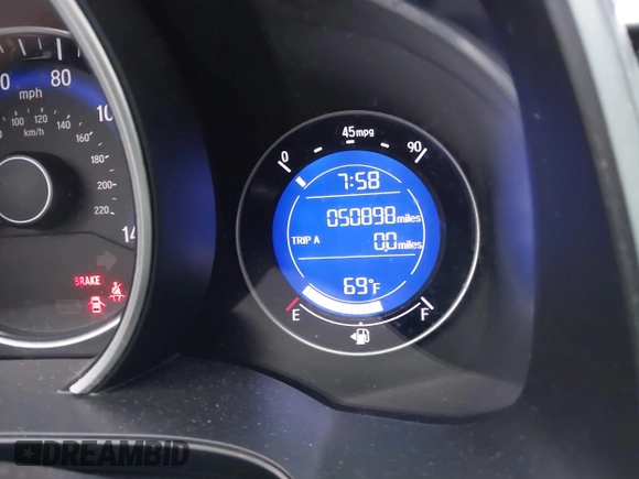 2020 Honda Fit LX with VIN 3HGGK5H41LM715918, listed as a IAAI auction lot 42779329 with 50,898 mi miles and . Bid and sale history available at DreamBid. Image 7.