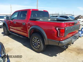2020 Ford F-150 Raptor with VIN 1FTFW1RG9LFA36558, listed as a IAAI auction lot 41804510 with 64,328 mi miles and . Bid and sale history available at carsss.com. Image 3.