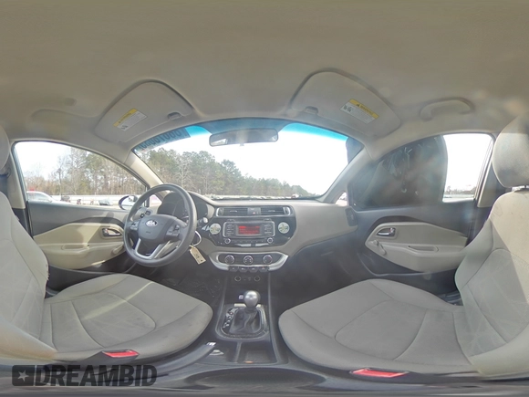 2017 Kia Rio LX with VIN KNADM4A30H6115337, listed as a Copart auction lot 88678035 with 58,013 mi miles and Salvage Title. Bid and sale history available at carsss.com. Image 14.