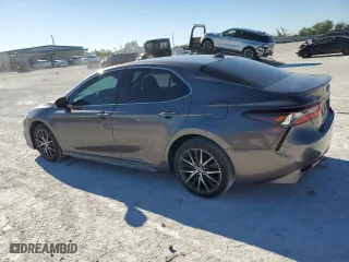 2024 Toyota Camry SE with VIN 4T1T11AK2RU848382, listed as a Copart auction lot 49446675 with 27,992 mi miles and Salvage Title. Bid and sale history available at carsss.com. Image 2.