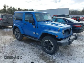 2014 Jeep Wrangler Sahara with VIN 1C4AJWBG0EL218217, listed as a IAAI auction lot 41263046 with 79,137 mi miles and . Bid and sale history available at carsss.com. Image 1.