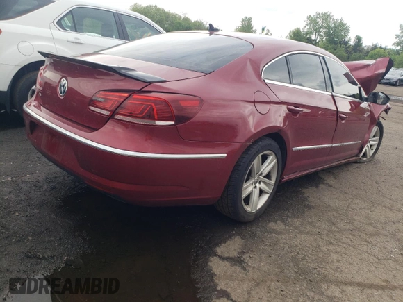 2015 Volkswagen CC R-Line с VIN WVWBP7AN0FE812644, выставлен на аукционе Copart как лот 53943804 с пробегом Не указан миль и Списание • Salvage title. История ставок и продаж доступна на DreamBid. Изображение 3.