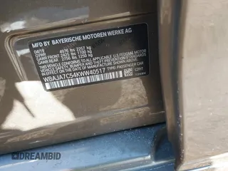 2019 BMW 5 Series 530i xDrive with VIN WBAJA7C54KWW40517, listed as a IAAI auction lot 41427443 with 51,028 mi miles. Bid and sale history available at carsss.com. Image 9.