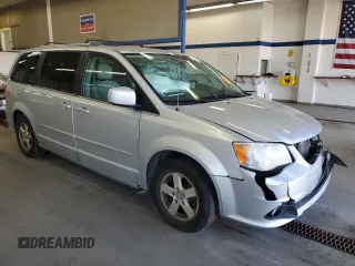 2011 Dodge Grand Caravan Crew with VIN 2D4RN5DG5BR755489, listed as a Copart auction lot 51074595 with 193,259 mi miles and Salvage Title. Bid and sale history available at DreamBid. Image 4.