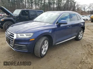 2018 Audi Q5 Premium Plus with VIN WA1BNAFY6J2209949, listed as a Copart auction lot 49224405 with 47,690 mi miles and Salvage Title. Bid and sale history available at carsss.com. Image 1.