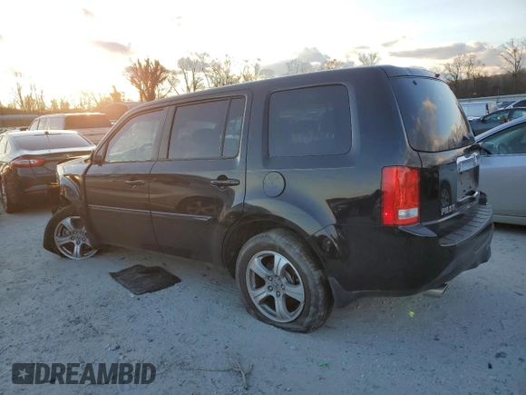 2014 Honda Pilot EX-L with VIN 5FNYF3H51EB022472, listed as a Copart auction lot 86542704 with 142,829 mi miles and Salvage Title. Bid and sale history available at DreamBid. Image 2.