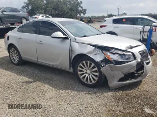 2011 Buick Regal CXL Turbo TO1 with VIN W04GV5EV9B1097451, listed as a Copart auction lot 72307114 with 117,911 mi miles and Salvage Title. Bid and sale history available at carsss.com. Image 4.