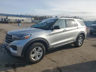 2023 Ford Explorer XLT with VIN 1FMSK8DH0PGB85195, listed as a Copart auction lot 52736605 with 21,867 mi miles and Salvage Title. Bid and sale history available at carsss.com. Image 1.