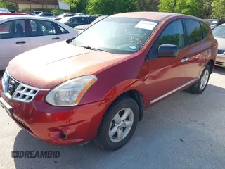 2012 Nissan Rogue S with VIN JN8AS5MT9CW298795, listed as a IAAI auction lot 42015138 with 178,333 mi miles. Bid and sale history available at carsss.com. Image 2.