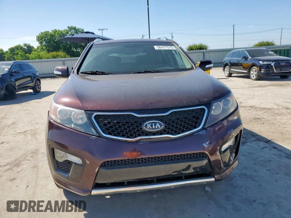 2012 Kia Sorento SX with VIN 5XYKW4A28CG234559, listed as a Copart auction lot 58477575 with 129,400 mi miles and Clean title. Bid and sale history available at DreamBid. Image 5.
