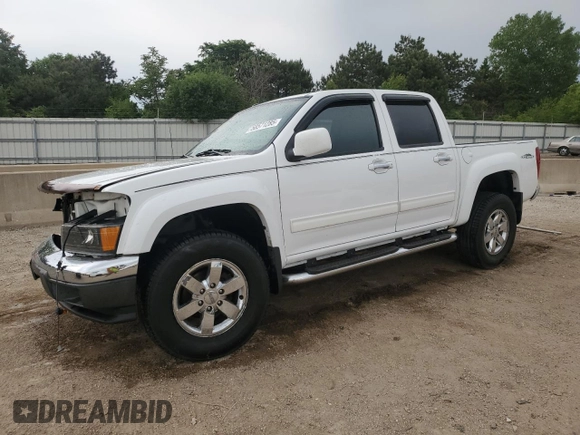 2011 GMC Canyon SLE1 with VIN 1GTH5MFEXB8129303, listed as a Copart auction lot 58571285 with 175,338 mi miles and Salvage title. Bid and sale history available at DreamBid. Image 1.