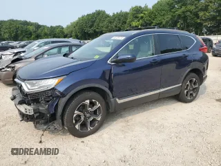 2017 Honda CR-V Touring z VIN 5J6RW2H92HL066980, wystawiony jako Copart lot #65728474 z przebiegiem 56 161 mil mil oraz Szkoda całkowita • Salvage title. Historia ofert i sprzedaży dostępna na DreamBid. Obrazek 1.