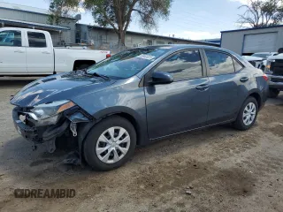 2016 Toyota Corolla L z VIN 2T1BURHE5GC514119, wystawiony jako Copart lot #56582025 z przebiegiem 87 549 mil mil oraz Szkoda całkowita • Salvage title. Historia ofert i sprzedaży dostępna na DreamBid. Obrazek 1.