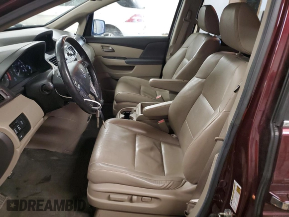2013 Honda Odyssey EX-L with VIN 5FNRL5H60DB047072, listed as a Copart auction lot 45495415 with 161,028 mi miles and Salvage Title. Bid and sale history available at DreamBid. Image 7.