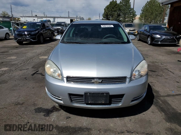2011 Chevrolet Impala LS Fleet with VIN 2G1WF5EK2B1272419, listed as a Copart auction lot 53912305 with 83,841 mi miles and Salvage Title. Bid and sale history available at DreamBid. Image 5.