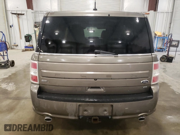 2013 Ford Flex SEL with VIN 2FMHK6C82DBD18932, listed as a Copart auction lot 49837585 with 209,309 mi miles and Salvage Title. Bid and sale history available at carsss.com. Image 6.