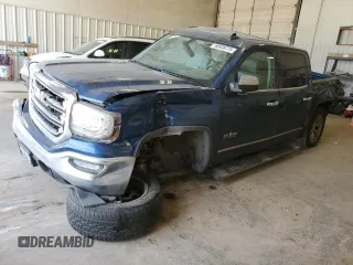 2018 GMC Sierra 1500 SLT with VIN 3GTP1NEC9JG353930, listed as a Copart auction lot 50938775 with 125,029 mi miles and Salvage title. Bid and sale history available at DreamBid. Image 1.