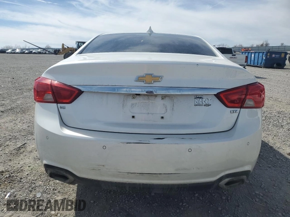 2016 Chevrolet Impala LTZ with VIN 2G1145S34G9205116, listed as a Copart auction lot 48462355 with 109,961 mi miles and Salvage Title. Bid and sale history available at carsss.com. Image 6.