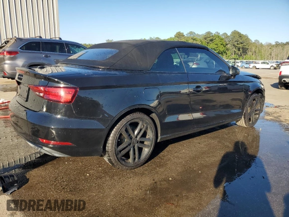 2019 Audi A3 Cabriolet Premium z VIN WAU6ULFF9K1015151, wystawiony jako Copart lot #53030735 z przebiegiem 21 016 mil mil oraz Szkody całkowita. Historia ofert i sprzedaży dostępna na DreamBid. Obrazek 3.