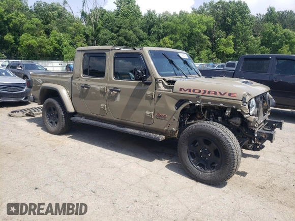 2020 Jeep Gladiator Mojave с VIN 1C6JJTEG7LL202871, выставлен на аукционе Copart как лот 57490545 с пробегом 101 747 миль миль и Списание • Salvage title. История ставок и продаж доступна на DreamBid. Изображение 4.
