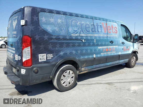 2019 Ford Transit Passenger XL z VIN 1FBZX2ZM9KKA05682, wystawiony jako Copart lot #52527555 z przebiegiem 80 981 mil mil oraz Szkoda całkowita • Salvage title. Historia ofert i sprzedaży dostępna na DreamBid. Obrazek 3.
