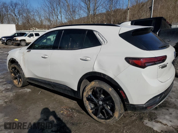 2021 Buick Envision Preferred with VIN LRBFZMR47MD183603, listed as a Copart auction lot 42350045 with Not Provided miles and Salvage Title. Bid and sale history available at carsss.com. Image 2.