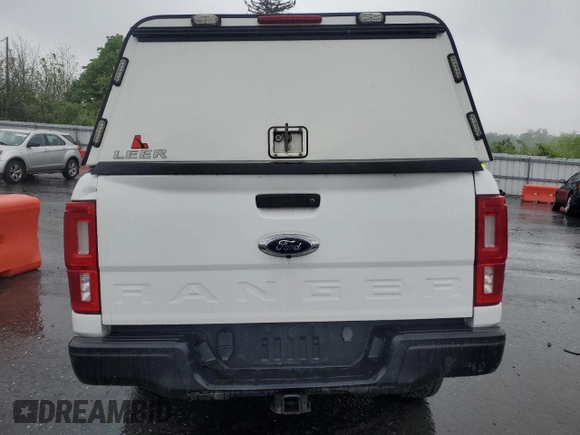 2021 Ford Ranger XL with VIN 1FTER4FH1MLD33442, listed as a Copart auction lot 55461565 with Not provided miles and Salvage title. Bid and sale history available at DreamBid. Image 6.
