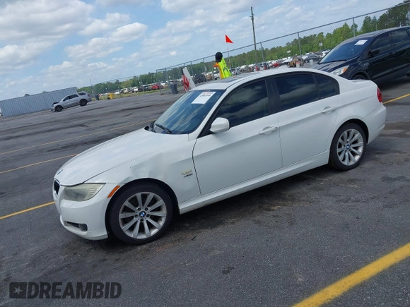 2011 BMW 3 Series 328i xDrive with VIN WBAPK5C51BF124871, listed as a IAAI auction lot 42081999 with 129,120 mi miles. Bid and sale history available at carsss.com. Image 2.