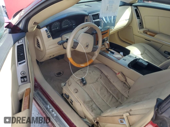 2009 Cadillac XLR Platinum z VIN 1G6YV36A595600621, wystawiony jako Copart lot #75302454 z przebiegiem Nie podano mil oraz Szkoda całkowita • Salvage title. Historia ofert i sprzedaży dostępna na DreamBid. Obrazek 8.