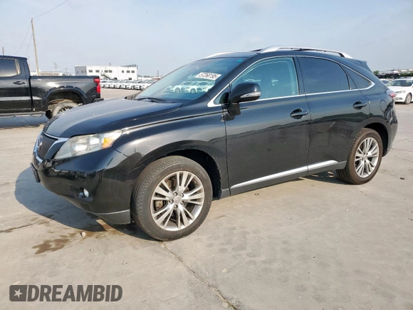 2011 Lexus RX 350 with VIN 2T2ZK1BA3BC063675, listed as a Copart auction lot 57268195 with 130,554 mi miles and Salvage title. Bid and sale history available at DreamBid. Image 1.
