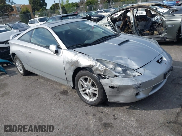 2002 Toyota Celica GT with VIN JTDDR32T720138363, listed as a IAAI auction lot 41594016 with 55,097 mi miles and . Bid and sale history available at DreamBid. Image 1.