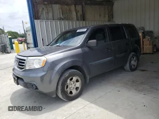 2012 Honda Pilot LX with VIN 5FNYF3H21CB001723, listed as a Copart auction lot 60649655 with 436,754 mi miles and Salvage title. Bid and sale history available at DreamBid. Image 1.