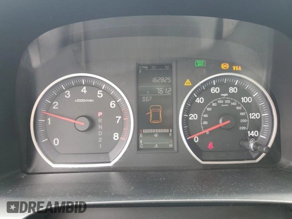 2009 Honda CR-V EX-L z VIN JHLRE48709C008700, wystawiony jako Copart lot #57402055 z przebiegiem 162 825 mil mil oraz Szkoda całkowita • Salvage title. Historia ofert i sprzedaży dostępna na DreamBid. Obrazek 9.
