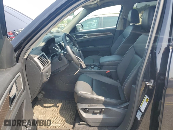 2019 Volkswagen Atlas SEL with VIN 1V2MR2CA0KC597934, listed as a Copart auction lot 59352205 with 50,659 mi miles and Salvage title. Bid and sale history available at DreamBid. Image 7.
