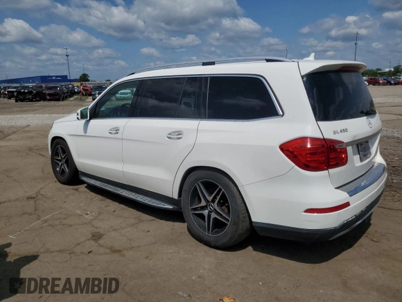 2014 Mercedes-Benz GL 450 with VIN 4JGDF7CE6EA280570, listed as a Copart auction lot 60509805 with 187,640 mi miles and Clean title. Bid and sale history available at DreamBid. Image 2.