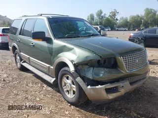 2003 Ford Expedition Eddie Bauer with VIN 1FMPU17L03LC04711, listed as a IAAI auction lot 42641380 with 197,987 mi miles and . Bid and sale history available at DreamBid. Image 1.